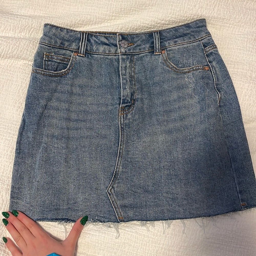 Target Wild Fable Mini Jean Denim Skirt